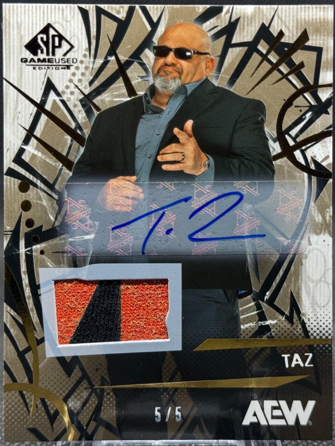 Taz [Gold Memorabilia Autograph] #40