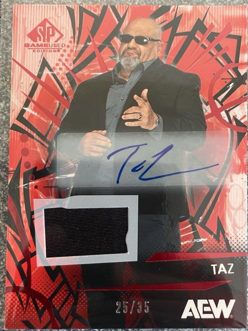 Taz [Red Memorabilia Autograph] #40