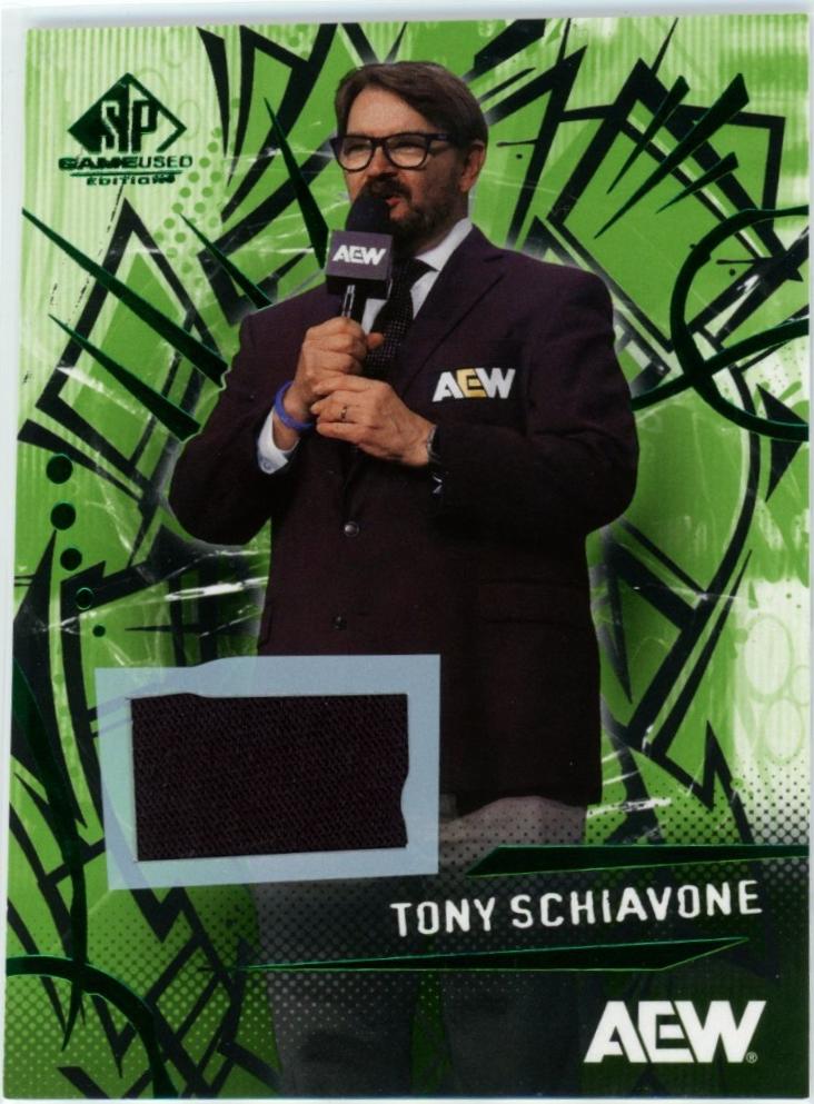 Tony Schiavone [Green Memorabilia] #41