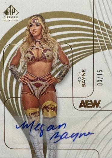 Megan Bayne [Gold Autograph] #92