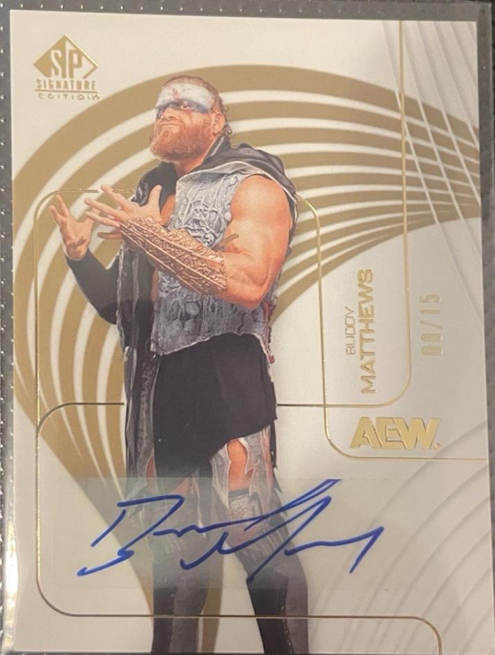 Buddy Matthews [Gold Autograph] #9