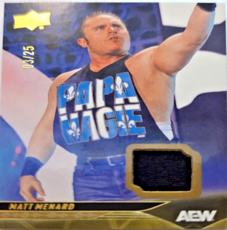 Matt Menard [Gold Memorabilia Red] #8