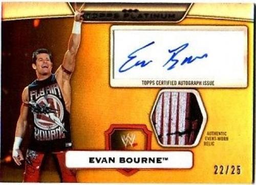 Evan Bourne [Autograph Relic Gold] #21
