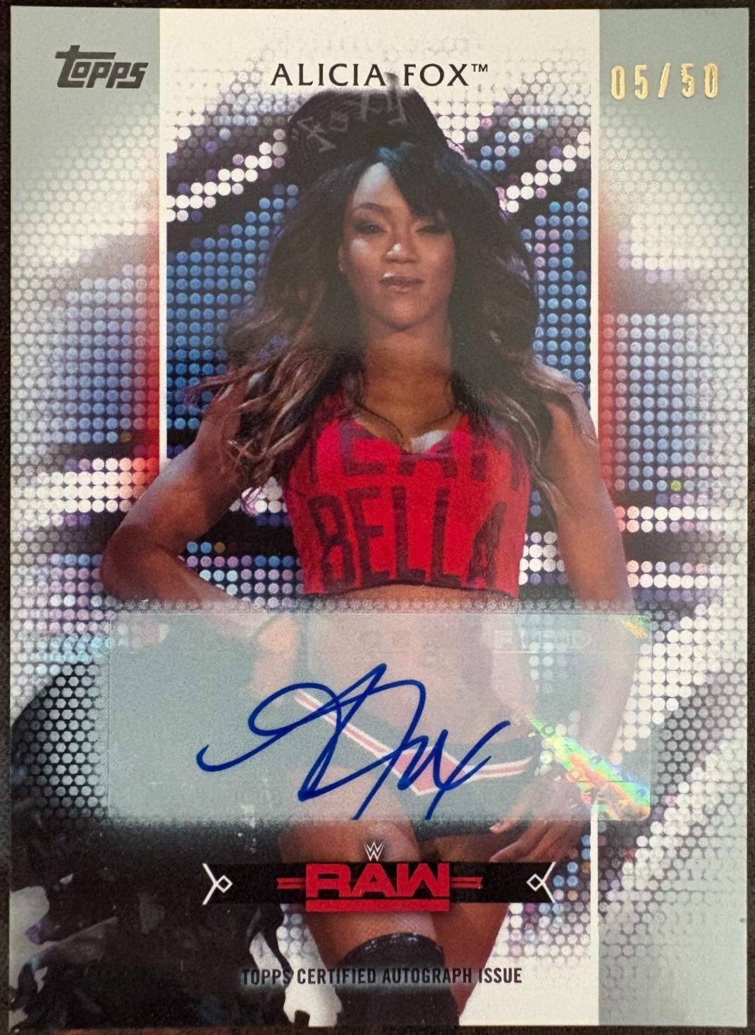 Alicia Fox [Silver Autograph] #R-14