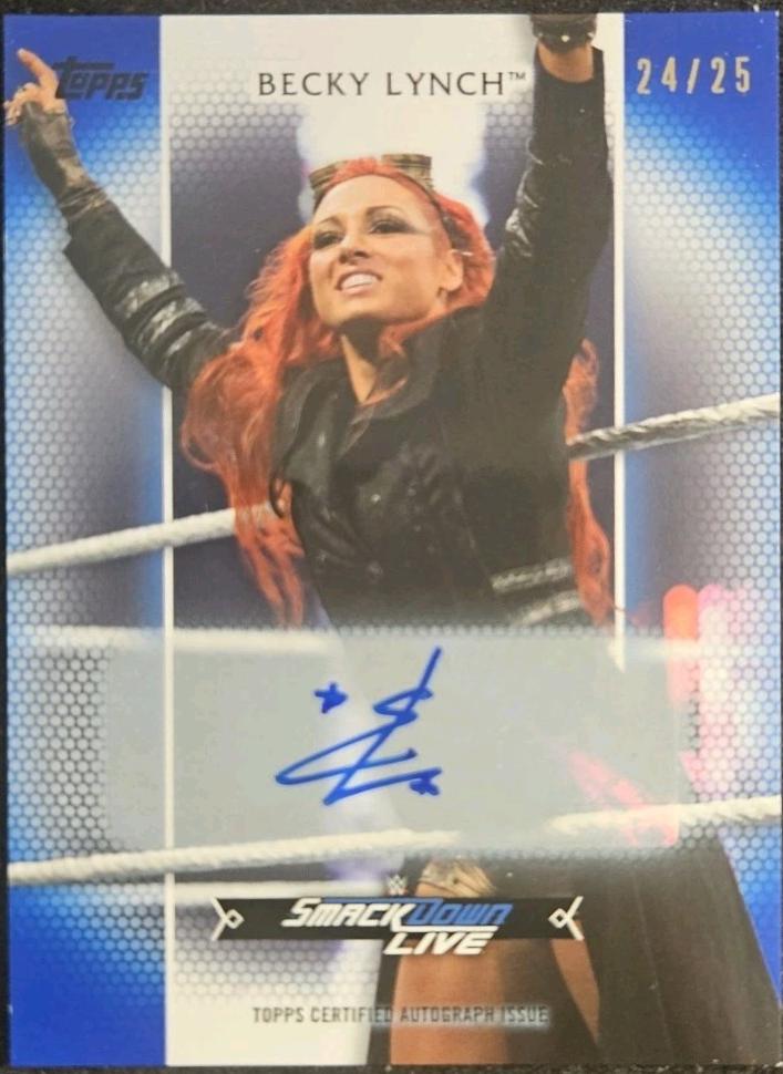 Becky Lynch [Blue Autograph] #R-27