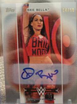 Brie Bella [Silver Autograph] #R-12