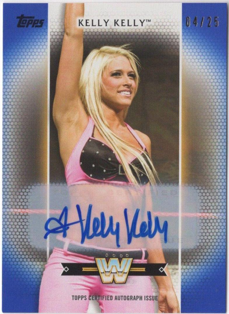 Kelly Kelly [Blue Autograph] #R-47