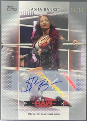 Sasha Banks [Silver Autograph] #R-23