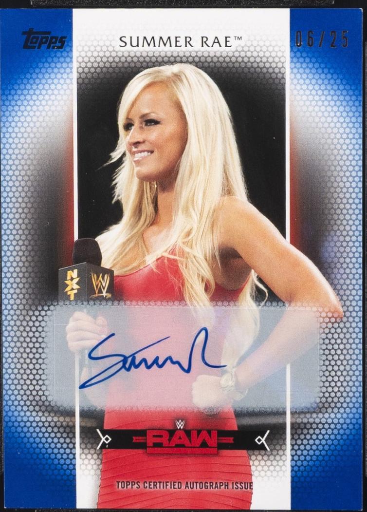 Summer Rae [Blue Autograph] #R-25