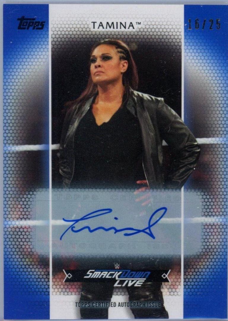 Tamina [Blue Autograph] #R-36