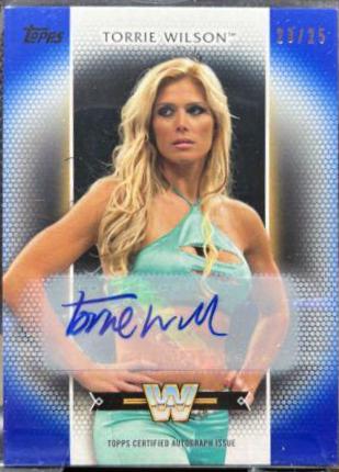 Torrie Wilson [Blue Autograph] #R-50