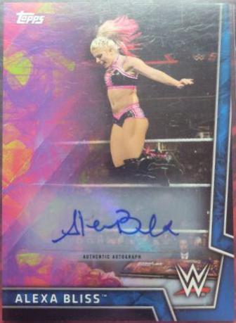 Alexa Bliss [Blue Autograph] #1