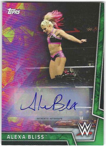 Alexa Bliss [Green Autograph] #1