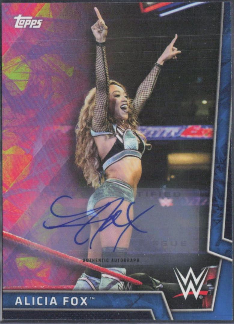 Alicia Fox [Blue Autograph] #2