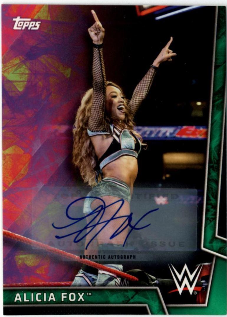 Alicia Fox [Green Autograph] #2