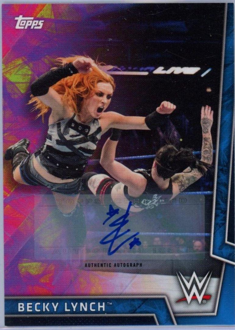 Becky Lynch [Blue Autograph] #5
