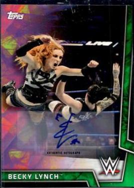 Becky Lynch [Green Autograph] #5