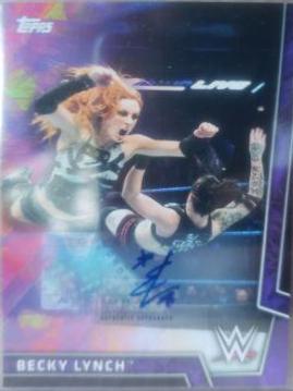 Becky Lynch [Purple Autograph] #5