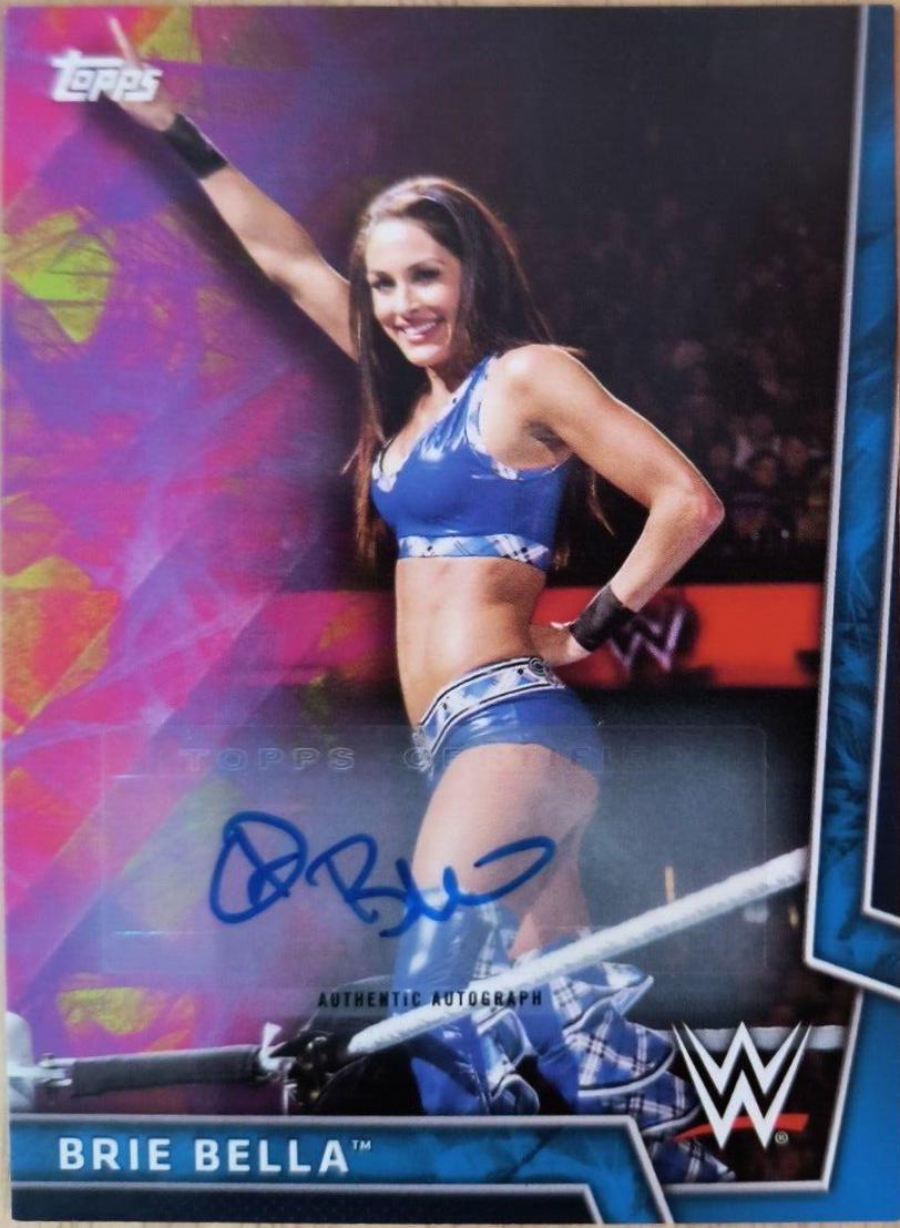 Brie Bella [Blue Autograph] #6