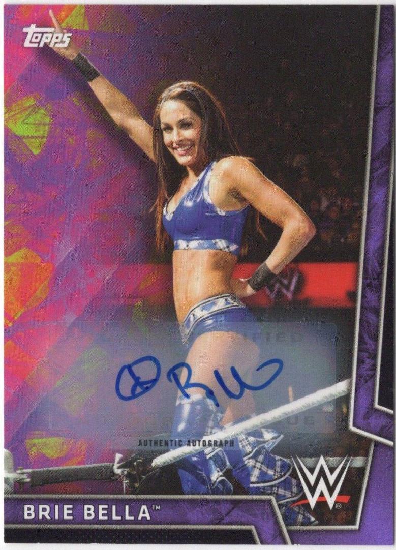 Brie Bella [Purple Autograph] #6