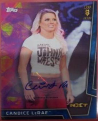 Candice LeRae [Blue Autograph] #35