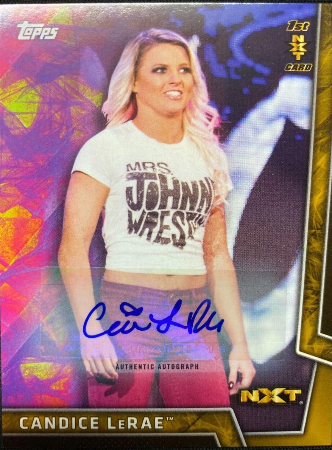 Candice LeRae [Gold Autograph] #35