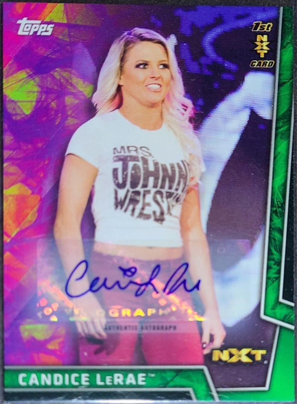 Candice LeRae [Green Autograph] #35