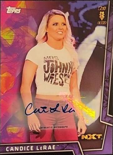 Candice LeRae [Purple Autograph] #35