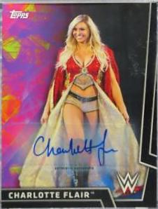 Charlotte Flair [Black Autograph] #9