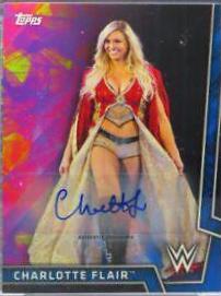 Charlotte Flair [Blue Autograph] #9