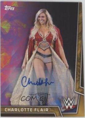 Charlotte Flair [Gold Autograph] #9