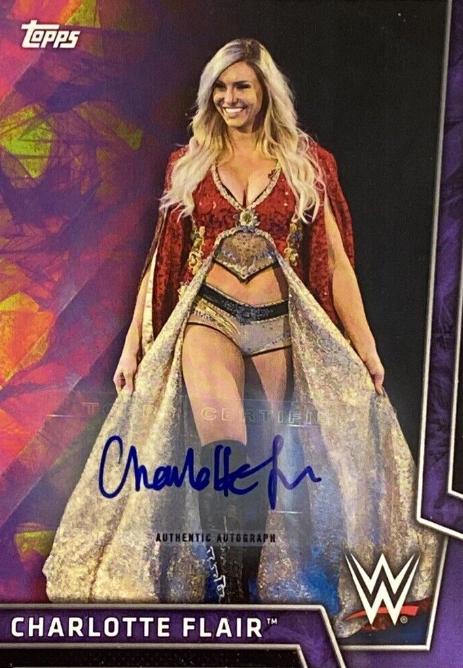 Charlotte Flair [Purple Autograph] #9