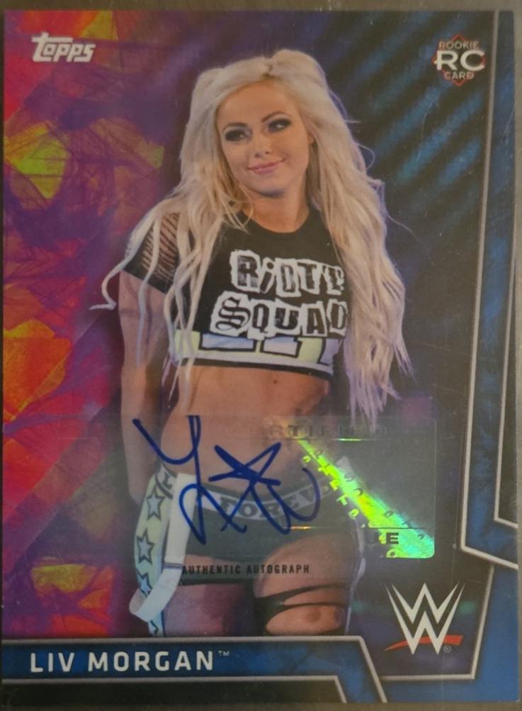 Liv Morgan [Blue Autograph] #15
