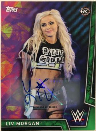 Liv Morgan [Green Autograph] #15