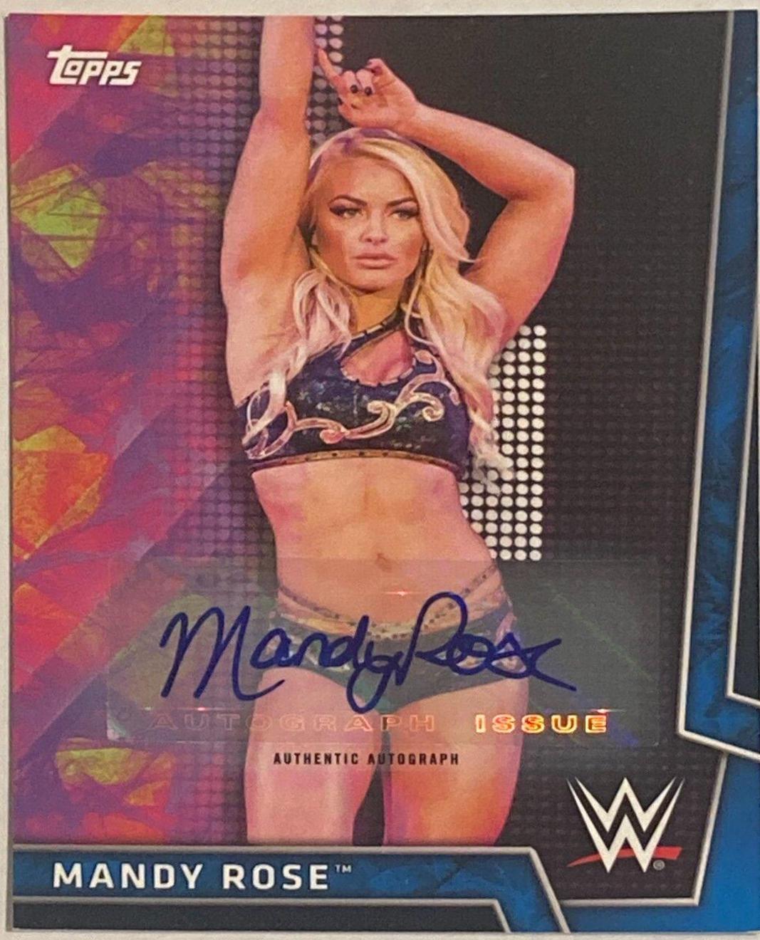 Mandy Rose [Blue Autograph] #16