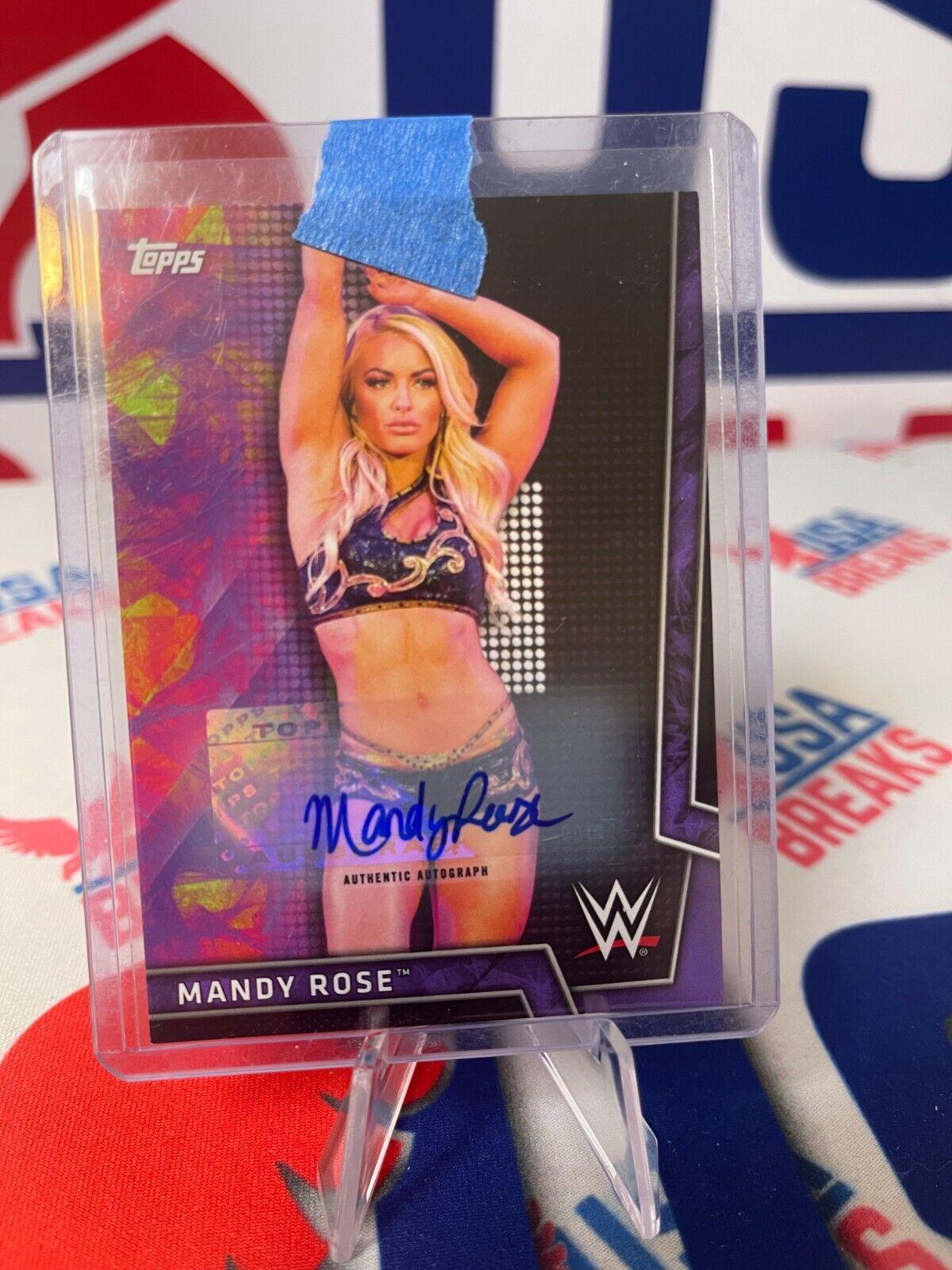 Mandy Rose [Purple Autograph] #16