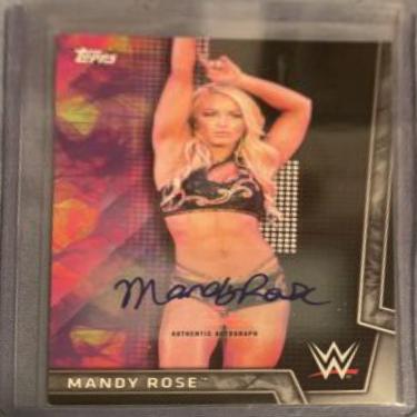 Mandy Rose [Silver Autograph] #16