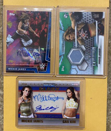 Mickie James [Blue Autograph] #19