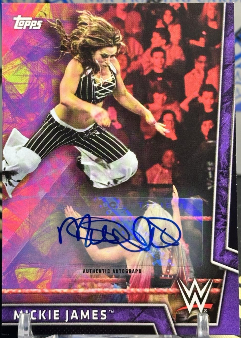 Mickie James [Purple Autograph] #19