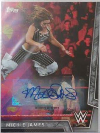 Mickie James [Silver Autograph] #19
