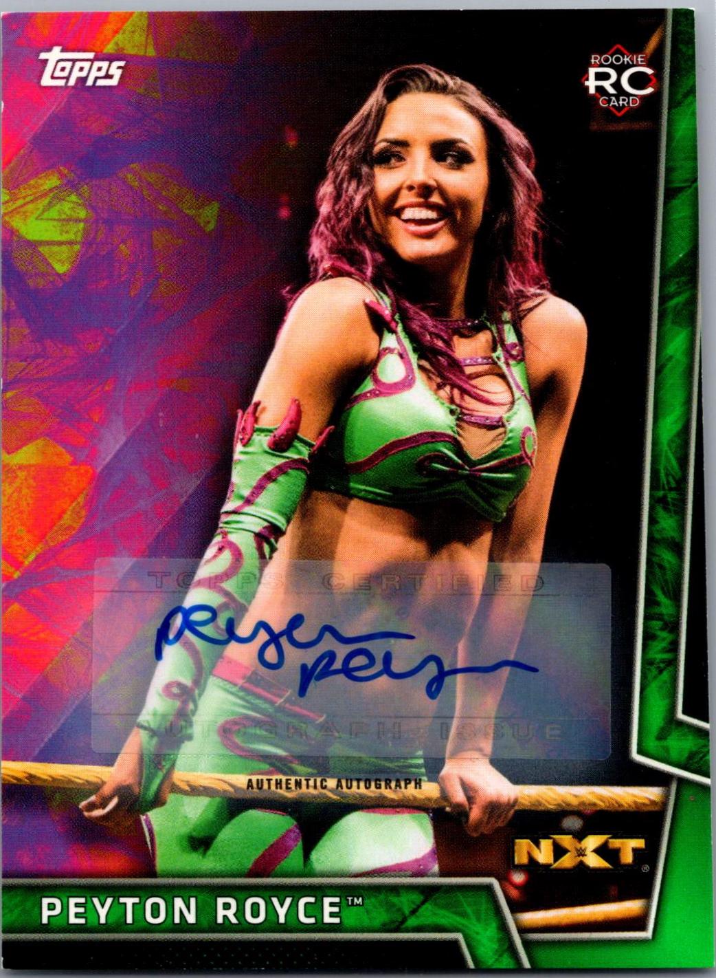 Peyton Royce [Green Autograph] #42