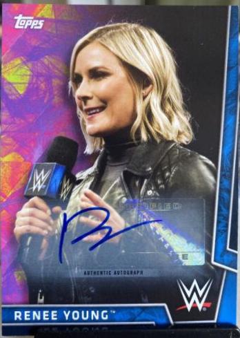Renee Young [Blue Autograph] #24