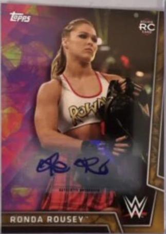 Ronda Rousey [Gold Autograph] #25