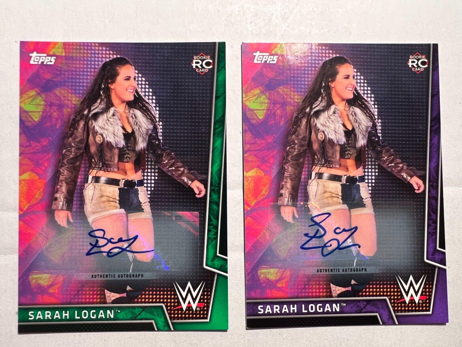Sarah Logan [Purple Autograph] #27