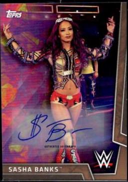 Sasha Banks [Bronze Autograph] #28