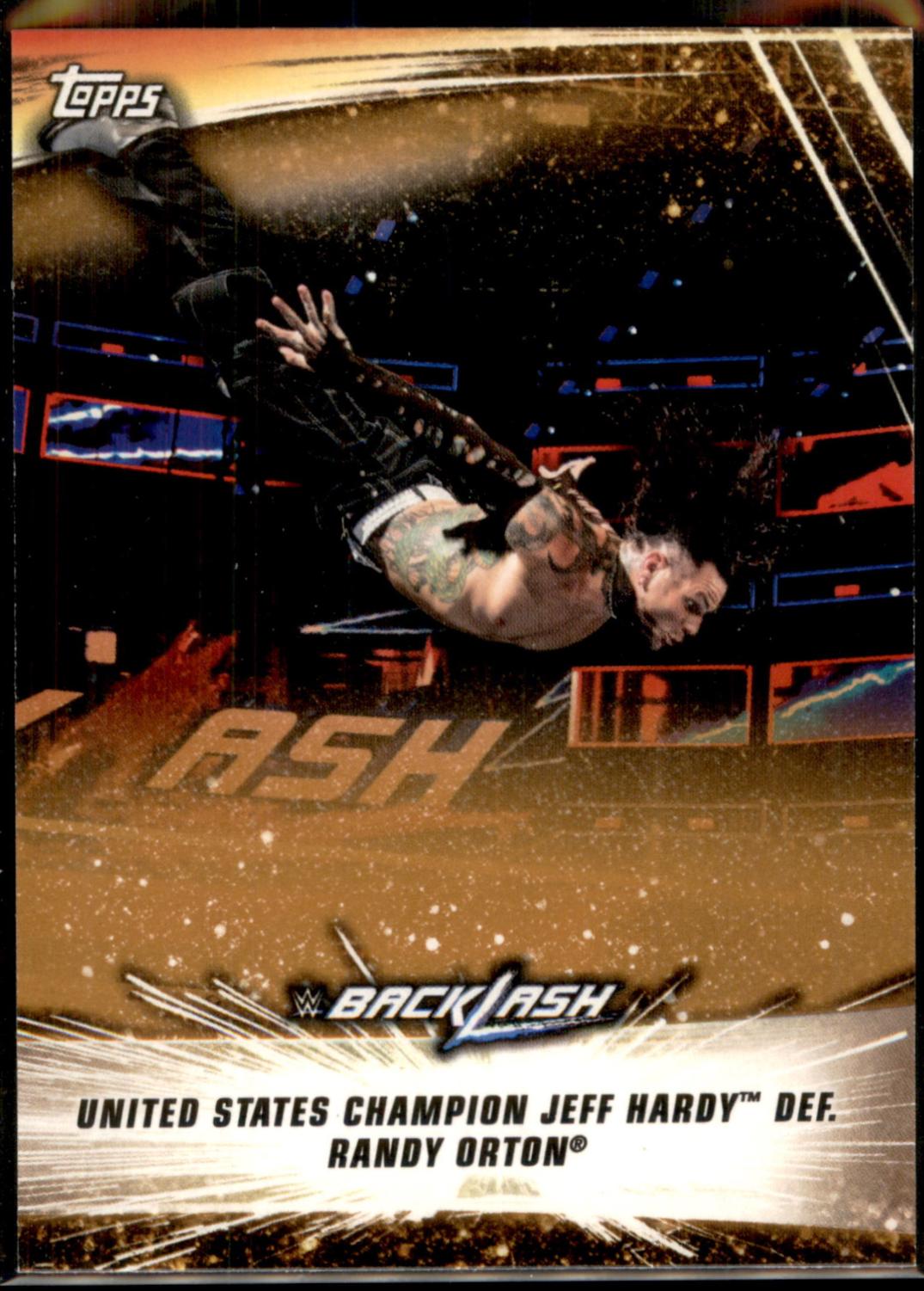 United States Champion Jeff Hardy def. Randy Orton [Bronze] #62
