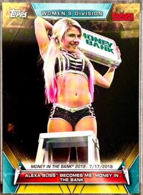 Alexa Bliss Becomes Ms. Money in the Bank [Gold] #77