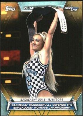 Carmella Successfully Defends the SmackDown Women's Championship [Gold] #71