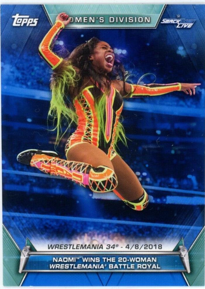 Naomi Wins the 20 Woman WrestleMania Battle Royal [Blue] #67