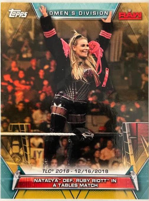 Natalya def. Ruby Riott in a Tables Match [Gold] #94
